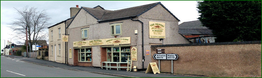 The Pantry in Swanwick, Derbyshire - Delicatessen, Tea Rooms and Restaurant